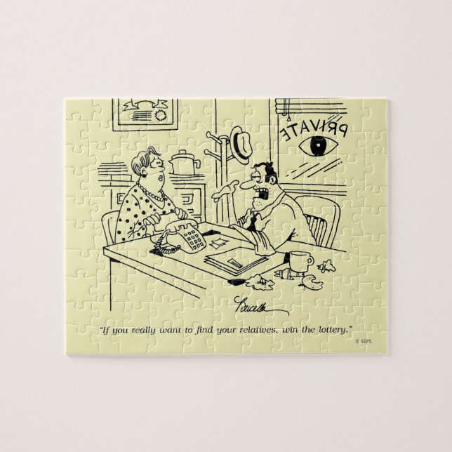 Hitta släktingar pussel (Horisontell)