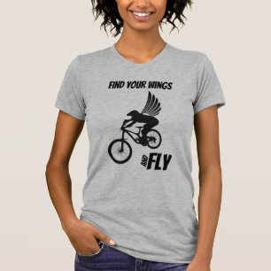 Hitta Vingar och Fly Mountain Bike Shirt T