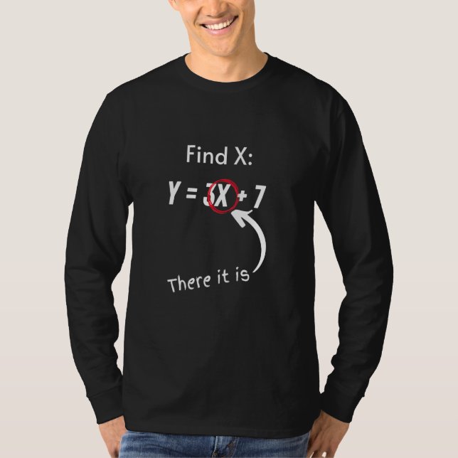 Hitta X Algebra T Shirt (Framsida)
