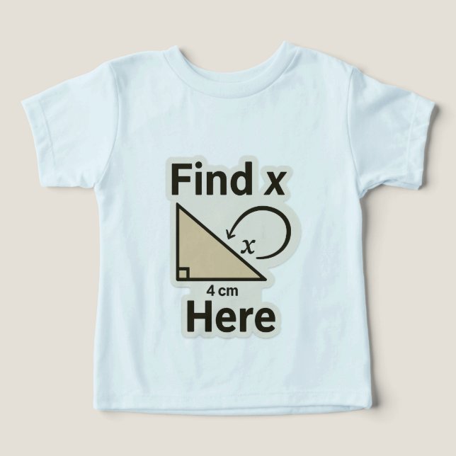 Hitta X Math Joke Sticker - Funny Geometry Pun T Shirt (Design Framsida)