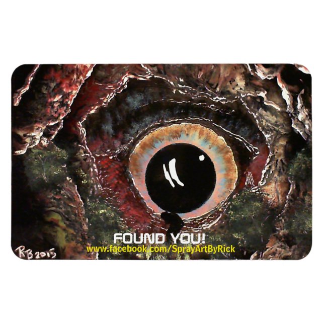 Hittade dig! magnet (Horisontell)