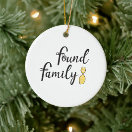 Hittade familj-DNA Julgransprydnad Keramik