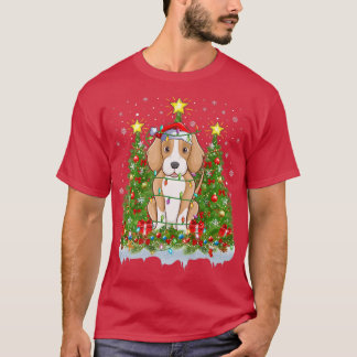 Hittade Hund Ljus Santa Fohound jul Tr T Shirt