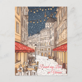 Hittade Kärlek i Wien Alla hjärtans dag Vykort