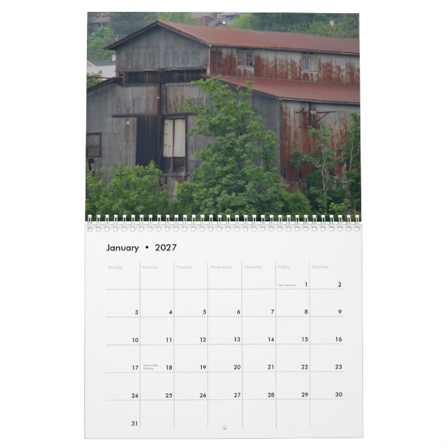 Hittade konst och andra märkliga Saker Kalender (Jan 2027)