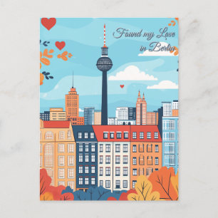 Hittade min Kärlek på Alla hjärtans dag i Berlin Vykort