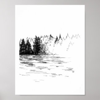 Hittade: Naturens fog Poster