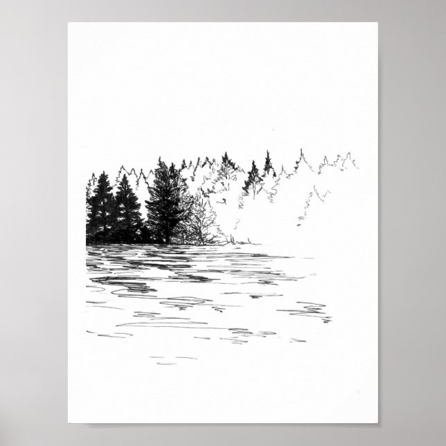 Hittade: Naturens fog Poster (Framsidan)