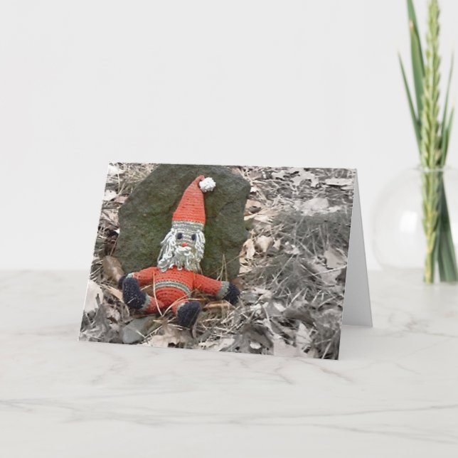 Hittade Santa Doll Helgkort (Framsida)