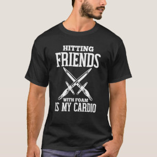 Hittande vänner med skumbildande roll t shirt