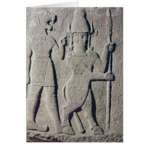 Hittite Gud Uomi, Karkemish Hälsningskort