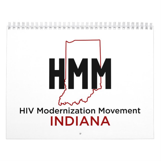 HIV/AIDS-medvetenhet - Anpassningsbar Kalender (Omslag)