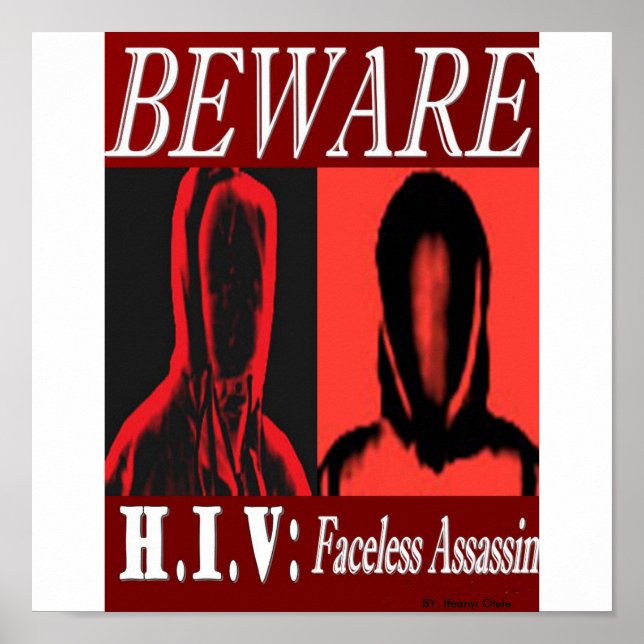 HIV ASSASSIN PIC POSTER (Framsidan)