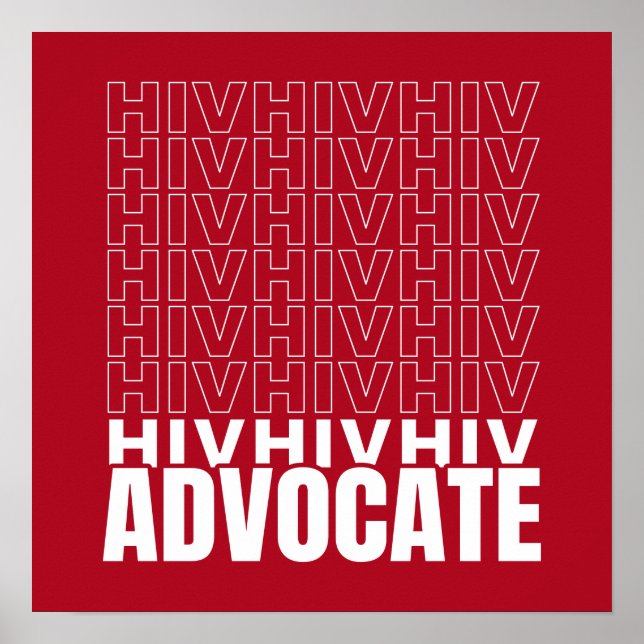 HIV HIV HIV HIV Advocate Poster (Framsidan)
