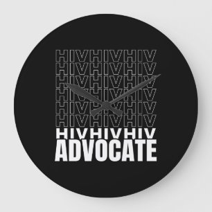 HIV HIV HIV HIV Advocate Stor Klocka