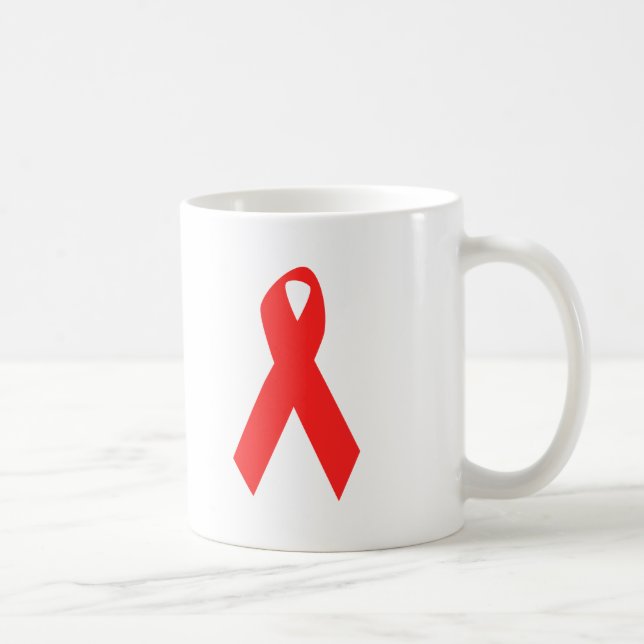 HIV-MEDVETENHET/AIDSBAND KAFFEMUGG (Höger)