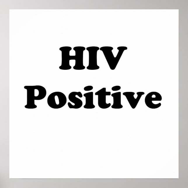 hiv-positiv poster (Framsidan)