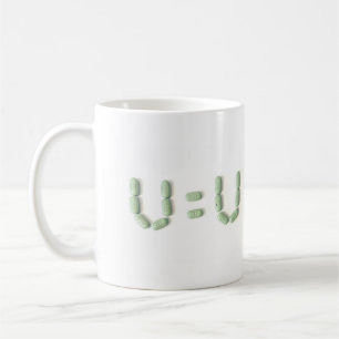 HIV - U=U (ej detekterbart = ej överförbart) Kaffemugg