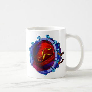 Hiv-virus (HIV-/AIDSvälgörenhet) Kaffemugg