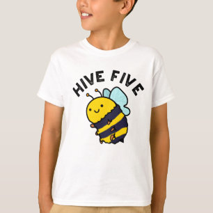 Hive fem ynka, fem Bee Pun T Shirt