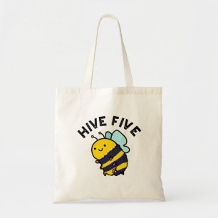 Hive fem ynka, fem Bee Pun Tygkasse