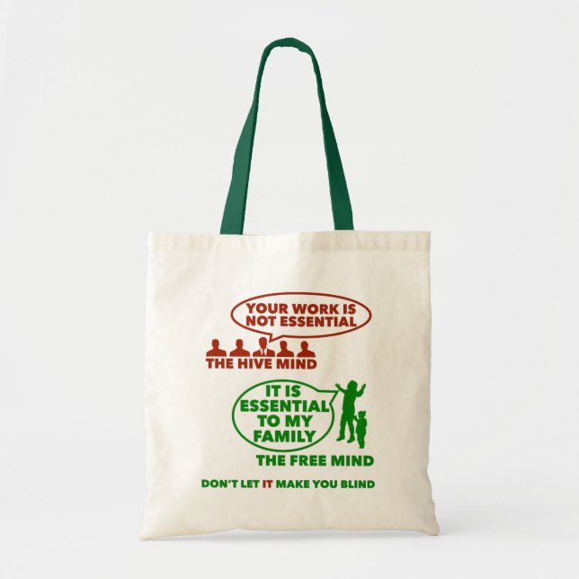 Hive Mind tote Tygkasse (Framsidan)