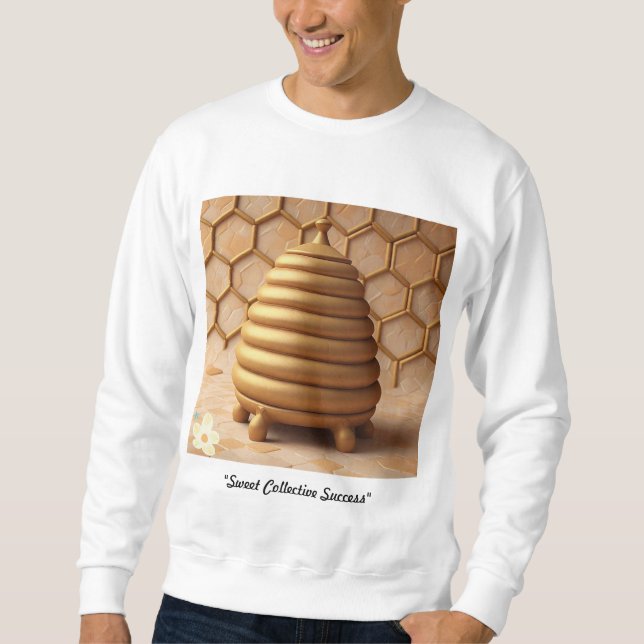 "Hive of Harmony" Lång Ärmad Tröja (Framsida)