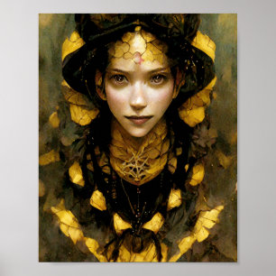 Hive Queen Fantasy Art Poster