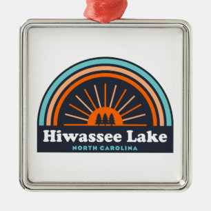 Hiwassee Sjö North Carolina Rainbow Julgransprydnad Metall