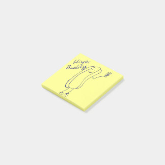 Hiya Buddy Notes Post-it Block