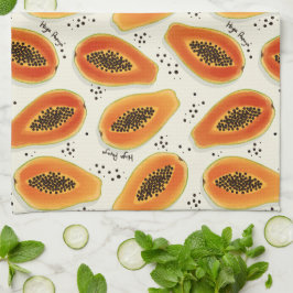 Hiya Papaya Mönster Kökshandduk