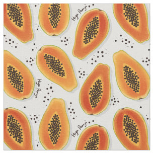 Hiya Papaya Mönster Tyg