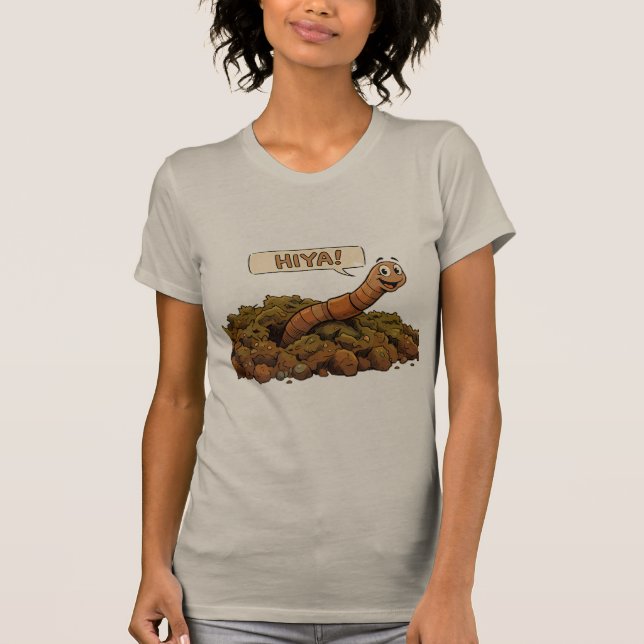 "Hiya!" Underifrån T Shirt (Framsida)