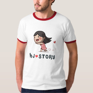 HJ-Berättelse rinnande flickautslagsplats T Shirt