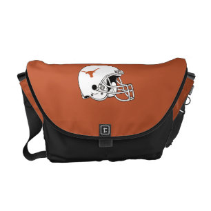 Hjälm för Texas Longhornsfotboll Kurir Väska