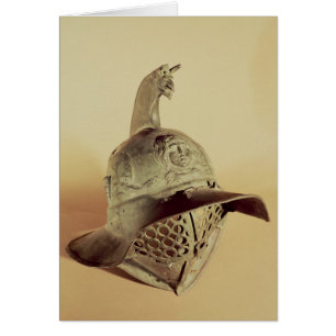 hjälm från Thrakian gladiator Hälsningskort