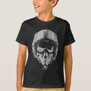 Hjälm och Altimeter för kämpe pilot- Tee