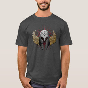 Hjälm- och vingarskjorta tee shirt