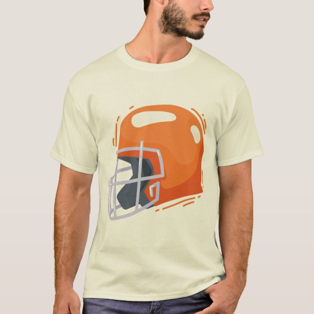 hjälm t shirt (Framsida)