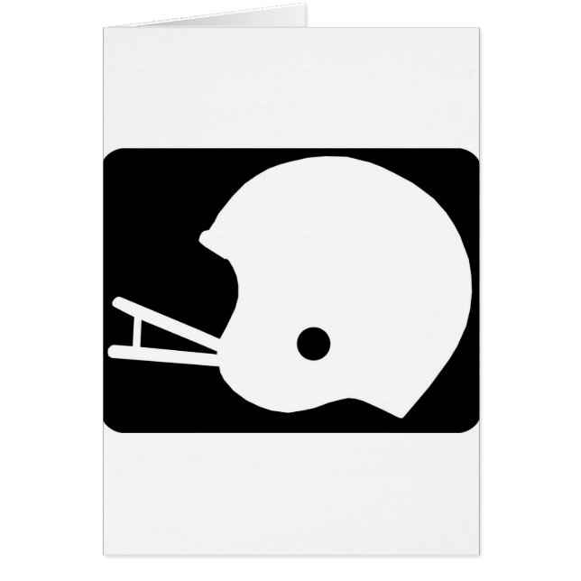 hjälmlogotyp hälsningskort (Framsidan)