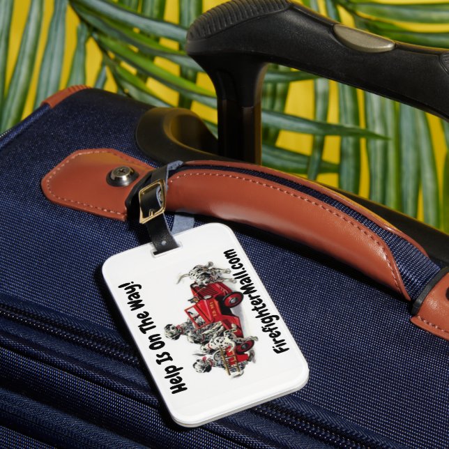 Hjälp är på väg! Bagagetagg Bagagebricka (Framsida Insitu 1)