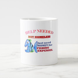 HJÄLP BEHÖVS. JUMBO MUGG