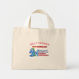 HJÄLP BEHÖVS. MINI TYGKASSE