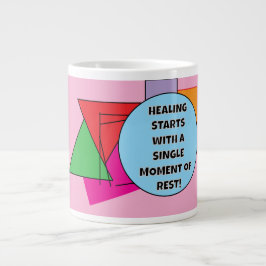 HJÄLP BÖRJAR MED ETT ENDA REST! JUMBO MUGG