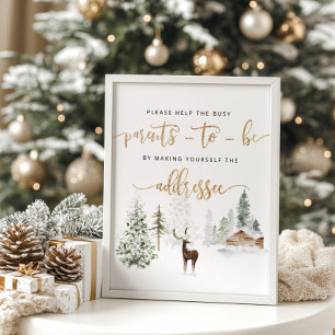 Hjälp de Busy Parents Adress och Kuvert Poster