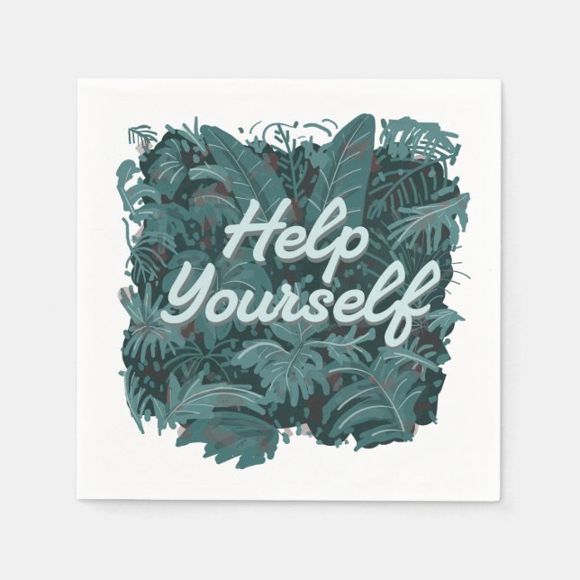 Hjälp dig själv pappersservett (Framsidan)