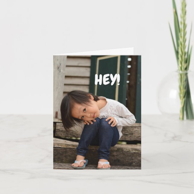 HJÄLP DIG VÄNSKAP CARD TACK KORT (Framsida)