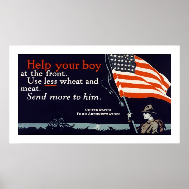 Hjälp din pojke poster (Framsidan)