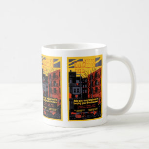 Hjälp ditt grannskap kaffemugg
