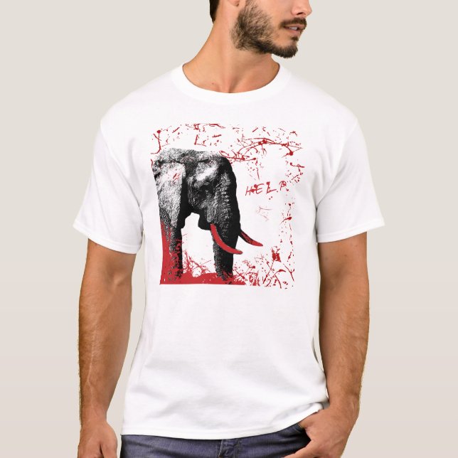Hjälp elefanter tee (Framsida)